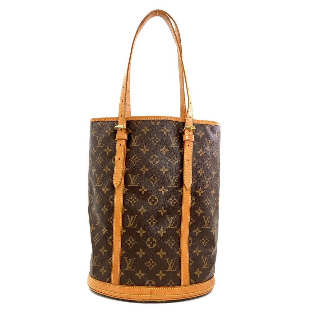 Louis Vuitton Bucket Tote Bag Monogram Canvas Brown